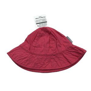 Polarn O. Pyret Kids Bucket Sun Hat UPF 50+ Organic Cotton Size 4-6M Pink